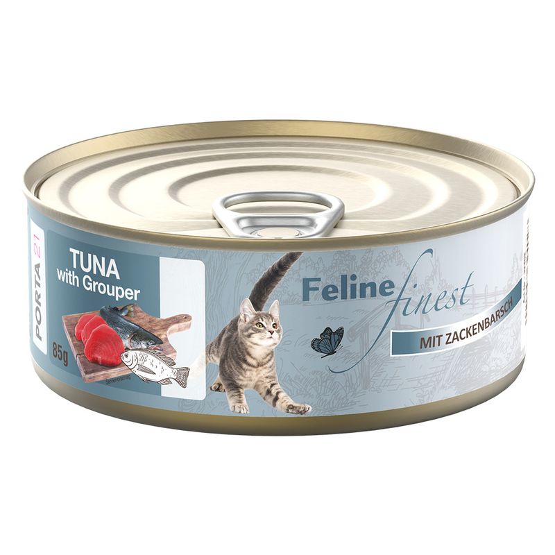 Sparpaket Feline Finest Katzen Nassfutter 24 x 85 g