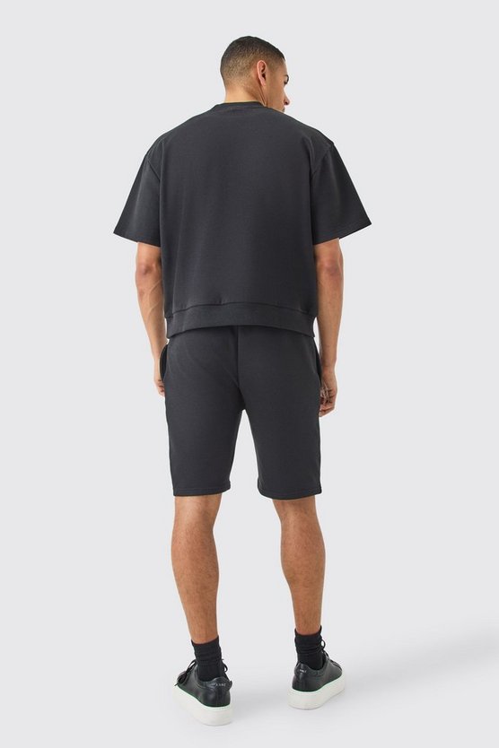 Lockere mittellange Shorts