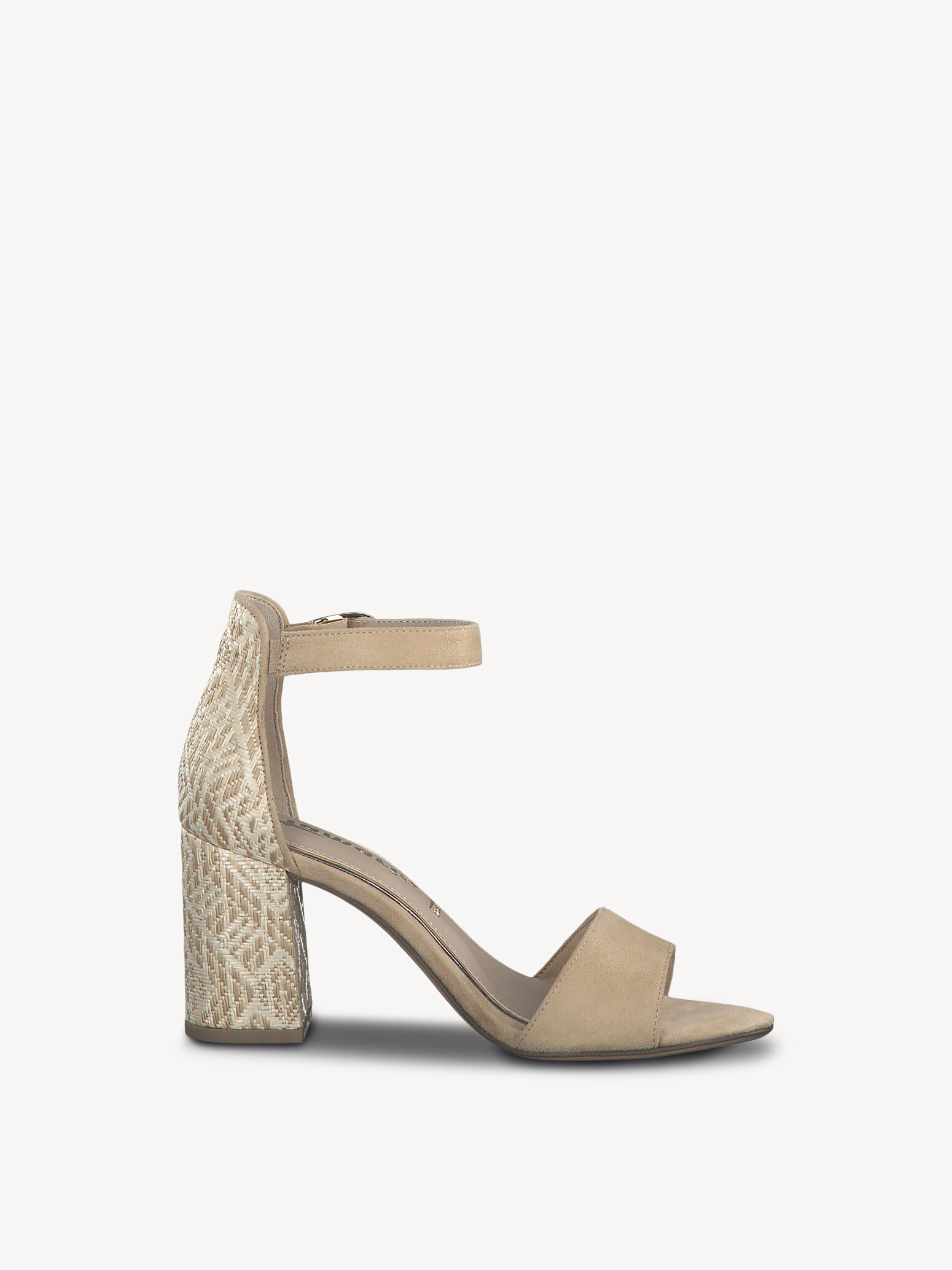 Sandale à talon - beige