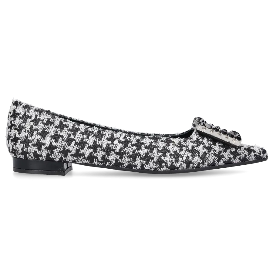 Roberto Festa - Ballerinas AMAIA Tweed - schwarz