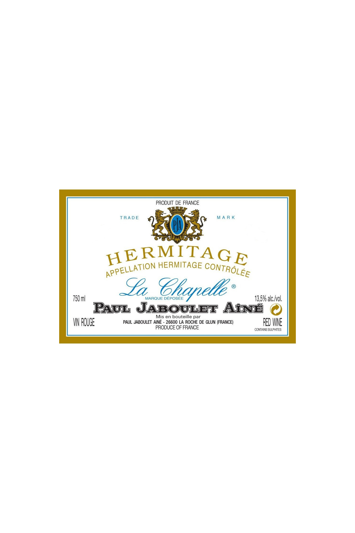 Paul Jaboulet Aine La Chapelle 2002, Hermitage Rouge