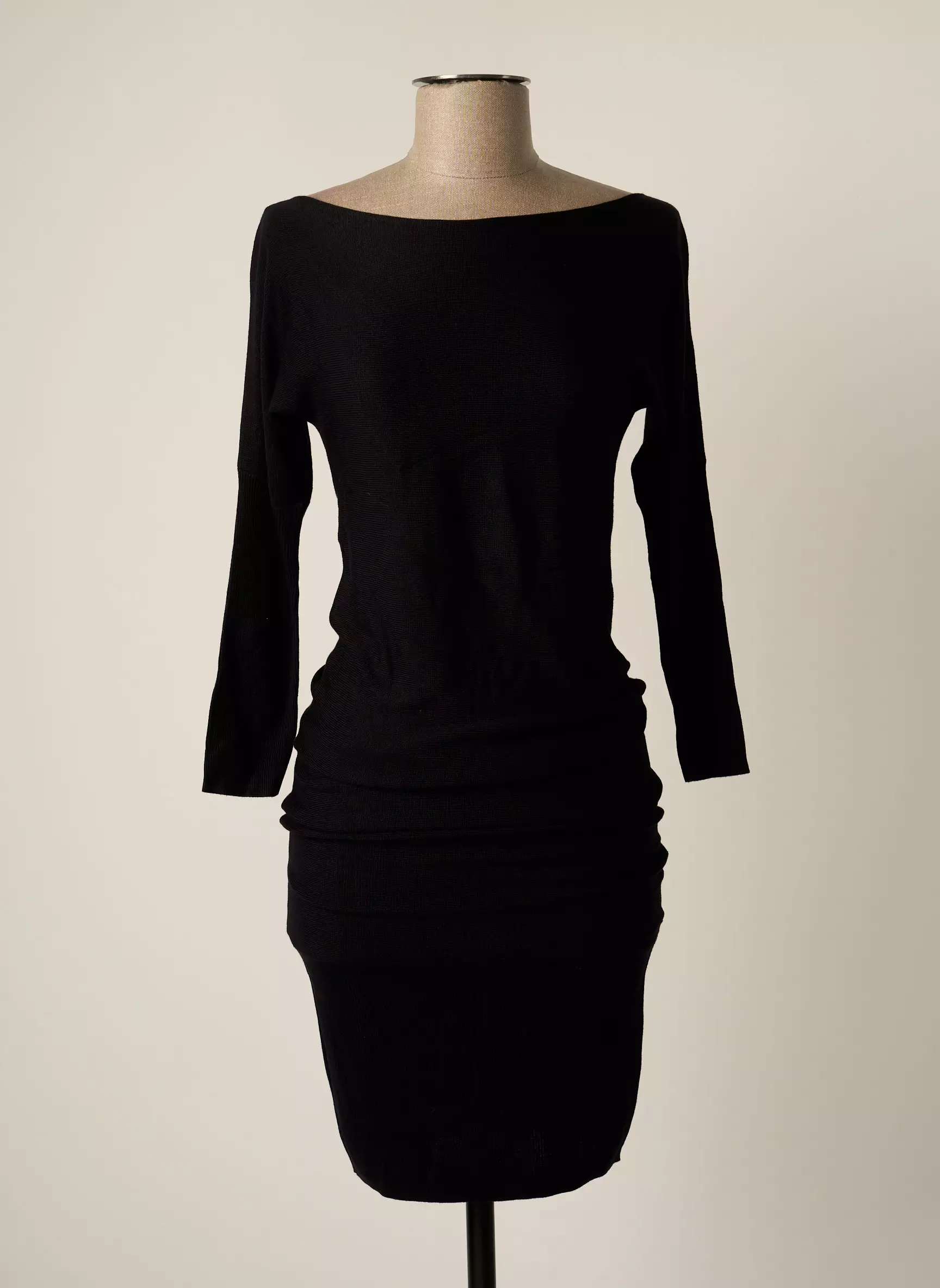 Mine De Rien Robes Mi Longues Femme couleur noir