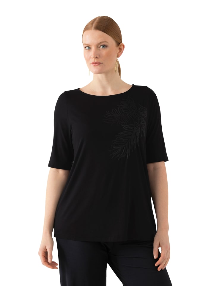 Ulla Popken Shirt in schwarz günstig kaufen