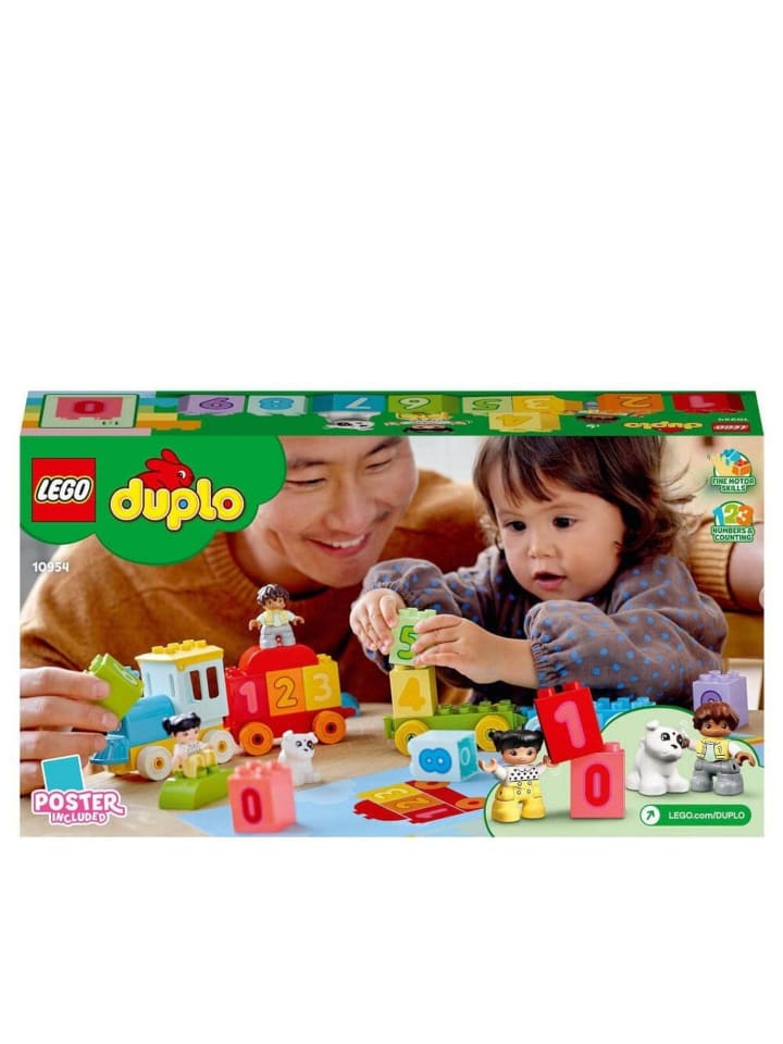 duplo LEGO® DUPLO® 10954 Zahlenzug - Zählen lernen in Mehrfarbig ab 18 Monate günstig kaufen onesize