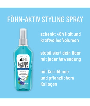 GUHL Langzeit Volumen Föhn-Aktiv Styling Spray Föhnspray-150 ml