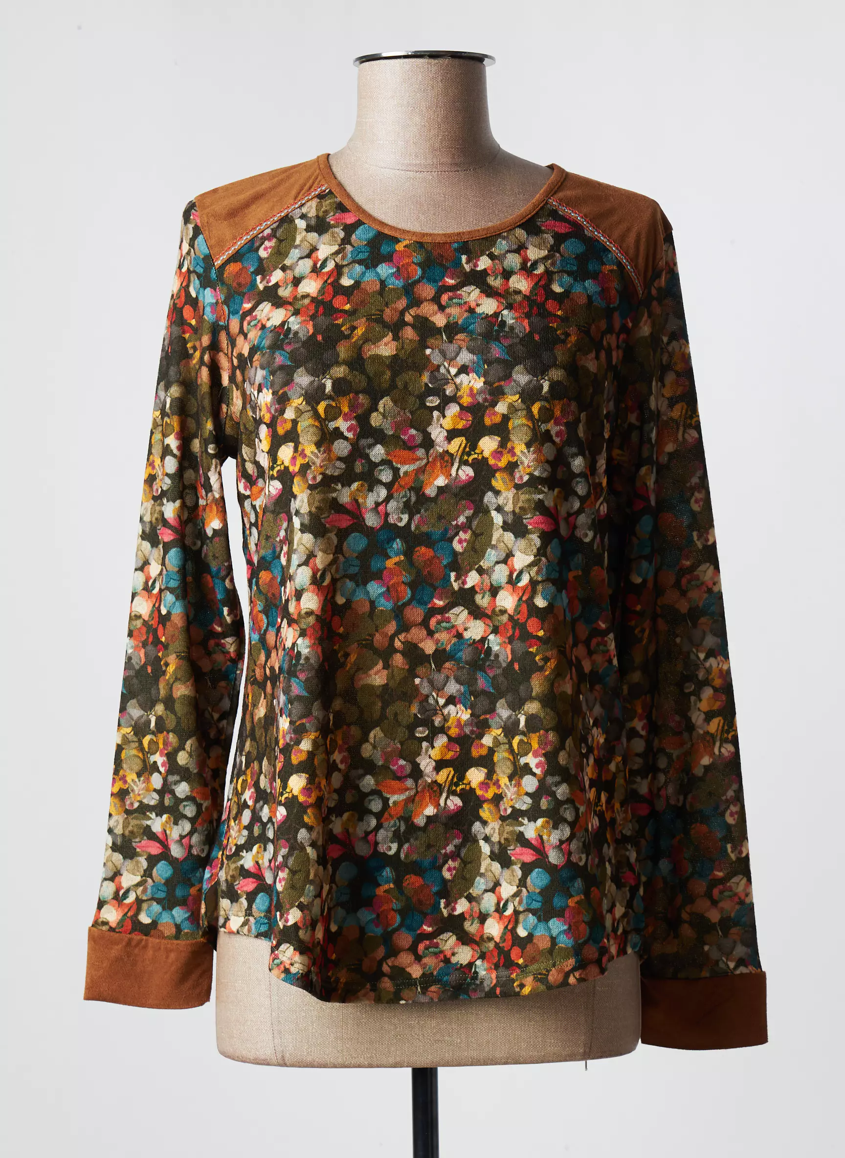Tinta Style Tops Femme couleur marron