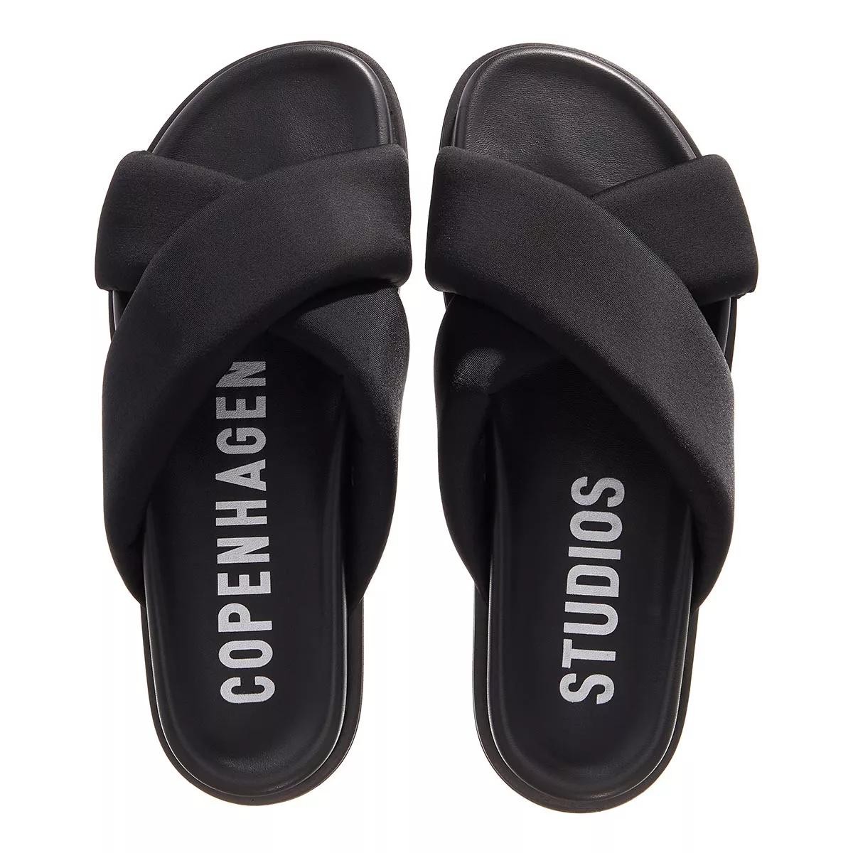 COPENHAGEN Komfort Sandalen schwarz Slide
