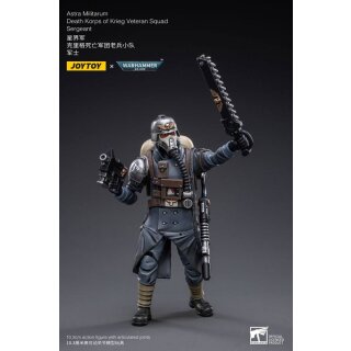 Warhammer 40k Actionfigur 1/18 Death Korps of Krieg Veteran Squad Sergeant 10 cm
