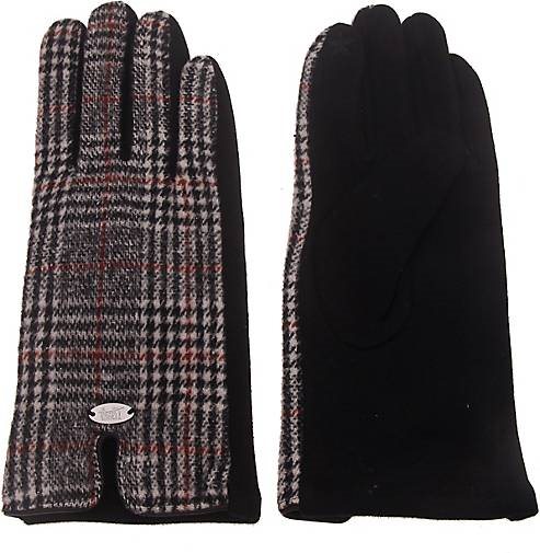 Leslii Handschuhe mit trendigem Karomuster