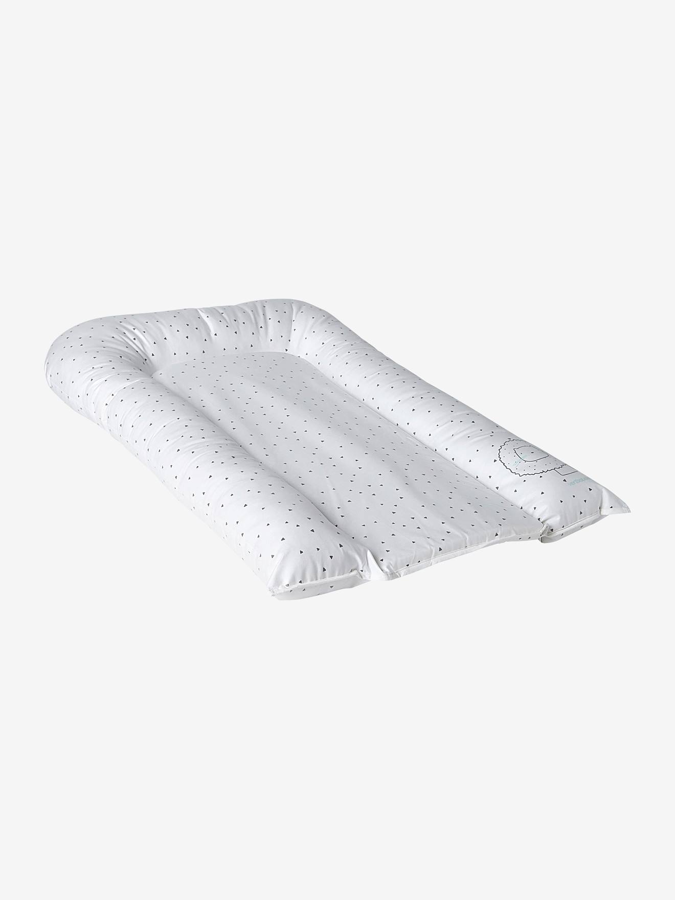 Matelas à langer Lionceau blanc imprimé