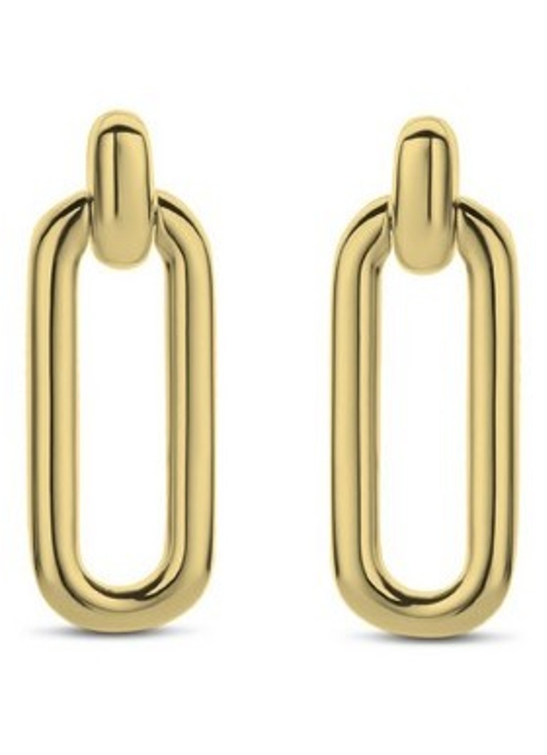 TI SENTO - Milano Stud Earrings gold plated 7847SY