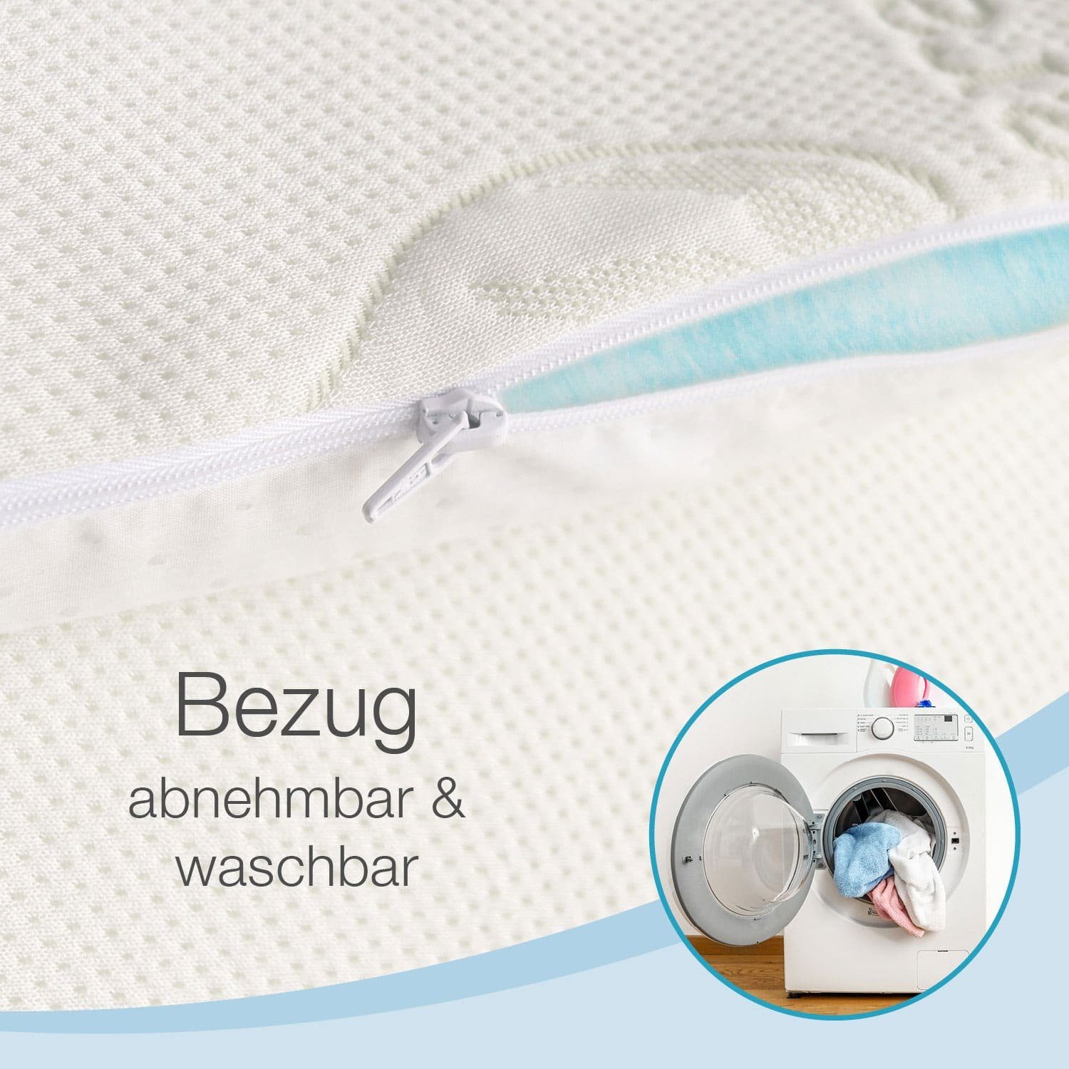 Topper, Bestschlaf, 4 cm hoch, Gelschaum