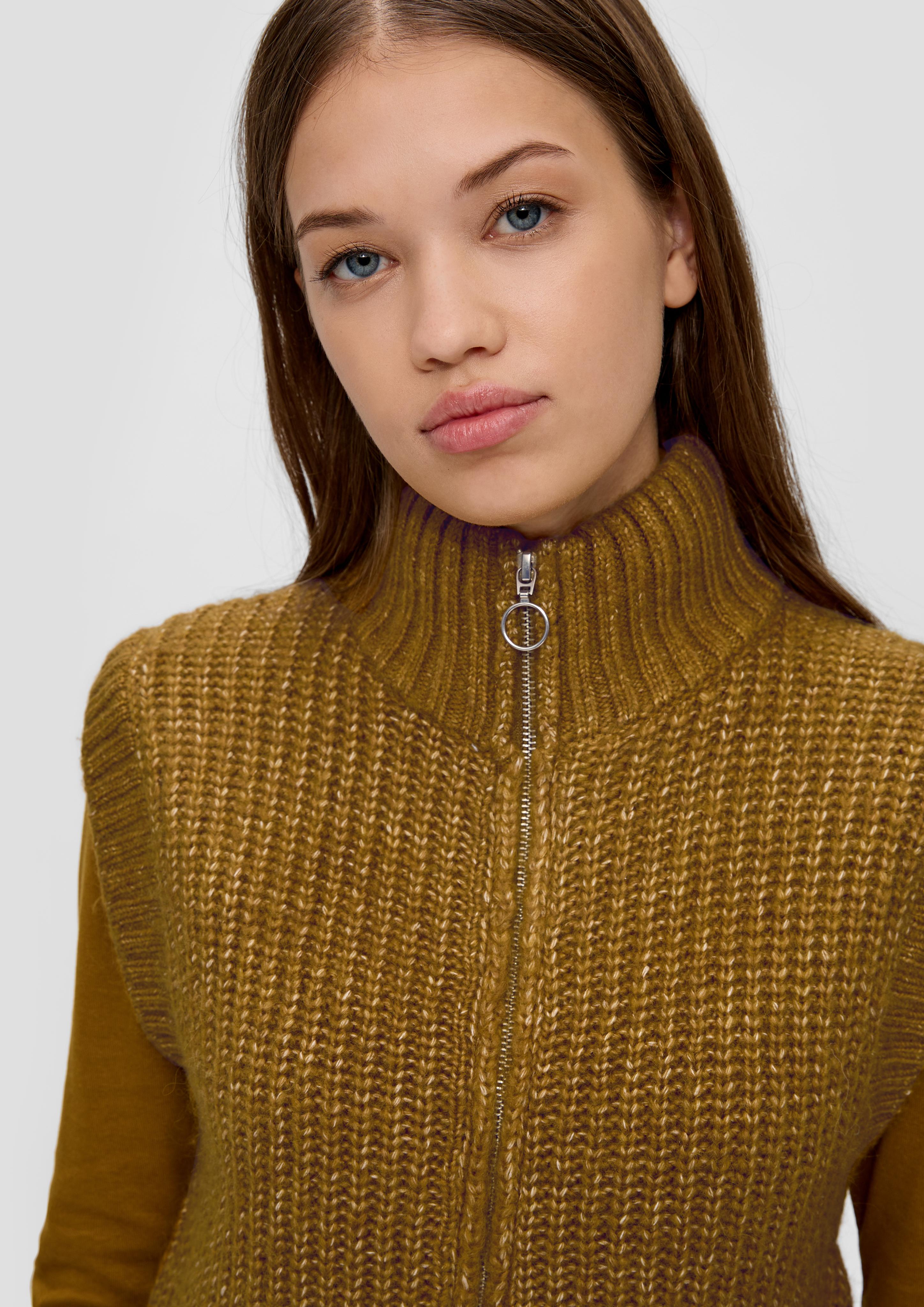Strickpullunder aus Wollmix  2135333-77W0