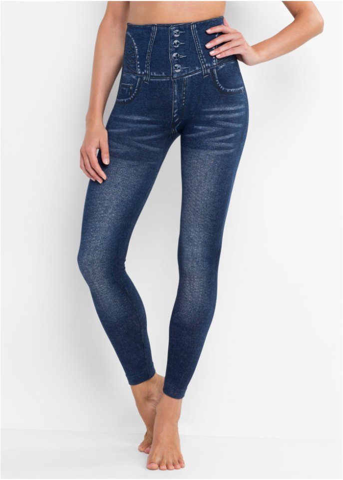 Shape Seamless Leggings Jeansoptik mit starker Formkraft