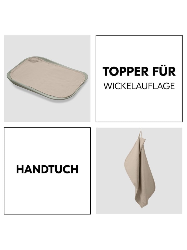 Hauck Auflage / Topper für Wickelauflagen wie Change N Clean in beige günstig kaufen onesize