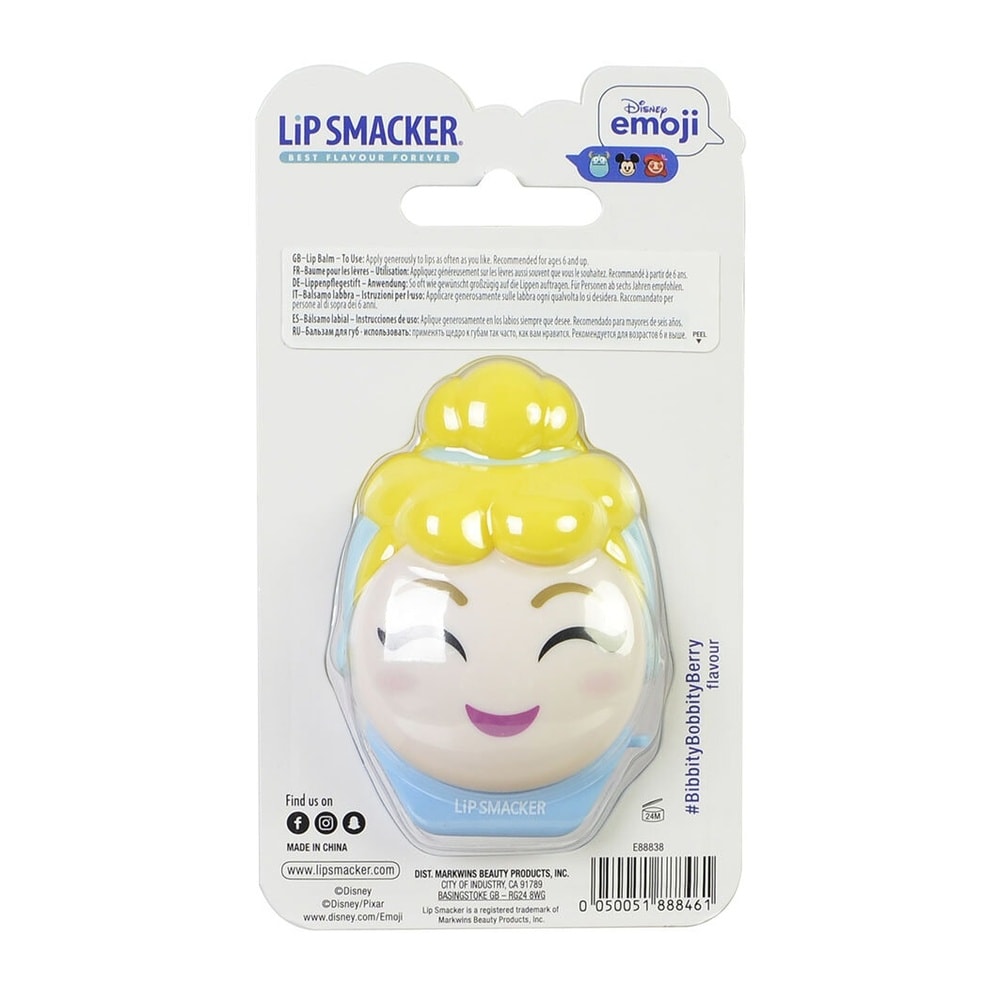 lip smacker Baume à lèvres Disney Emoji Cendrillon Baume à lèvres