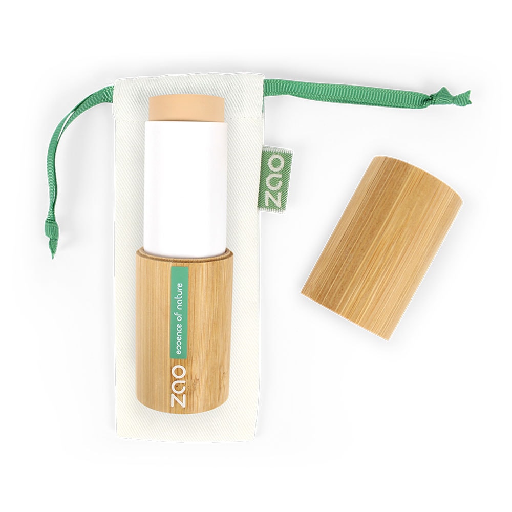 zao essence of nature Fond de teint stick 772 Beige doré ZAO Fond de teint stick Certifié Bio, Formule 100% naturelle, Vegan et Rechargeable