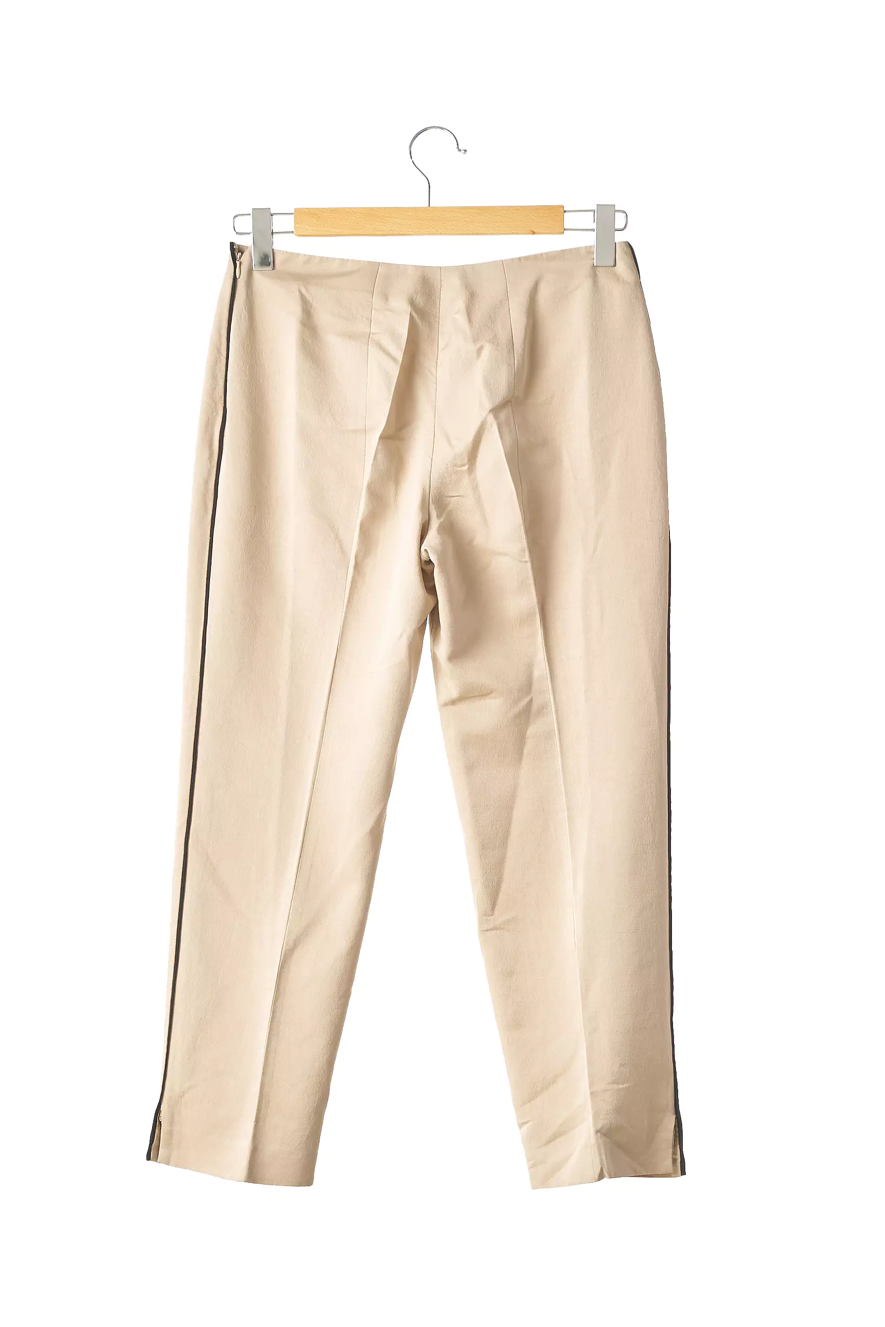 Prada Pantalon7 8 Femme couleur beige