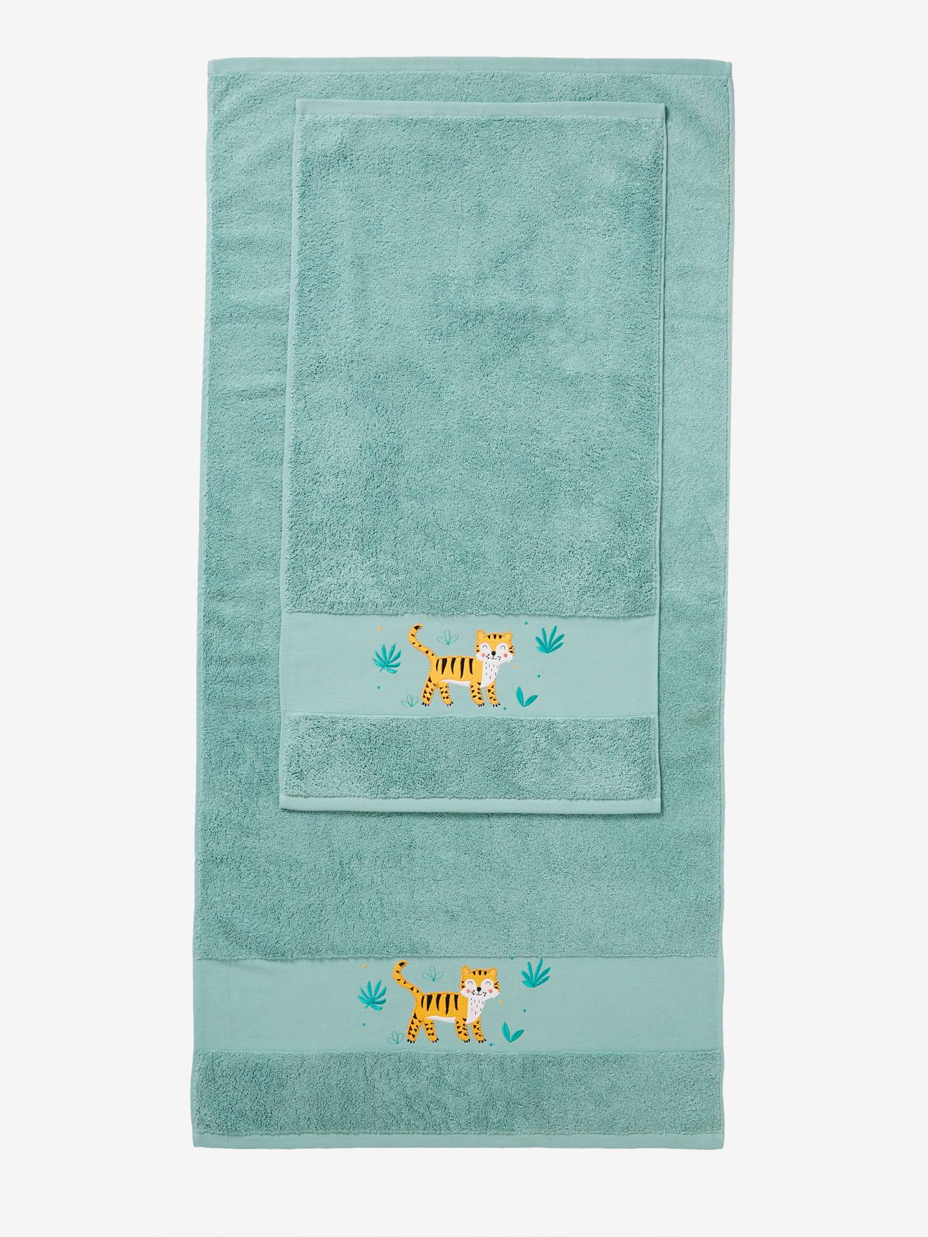 Serviette de bain Tigre vert