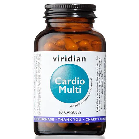 Viridian Cardio Multi, produkt til støtte for kredsløbssystemet, kapsler