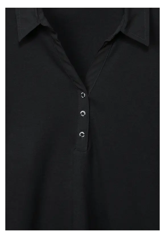 CECIL Shirt mit Polokragen