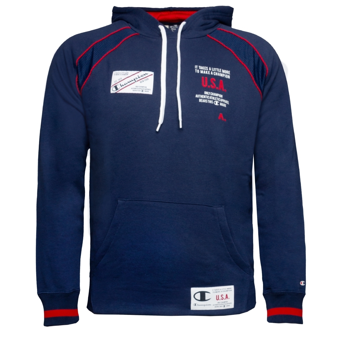Champion Hooded Kapuzenpullover blau