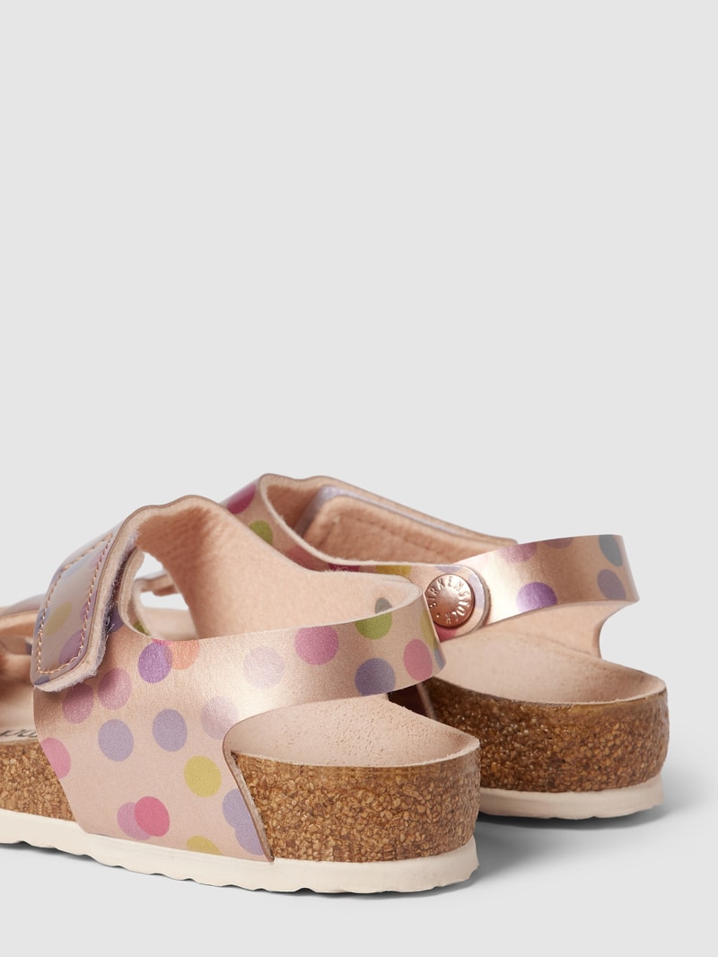 Sandalen mit Polka Dots Modell 'COLORADO' in kupfer