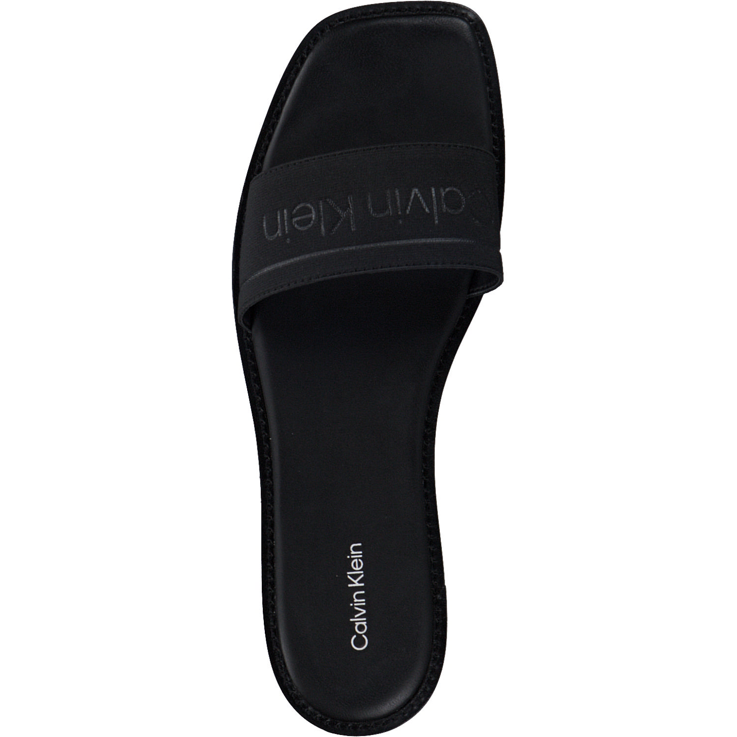 Calvin Klein HW0HW00817, Plateau-Pantoletten, Damen, CK black