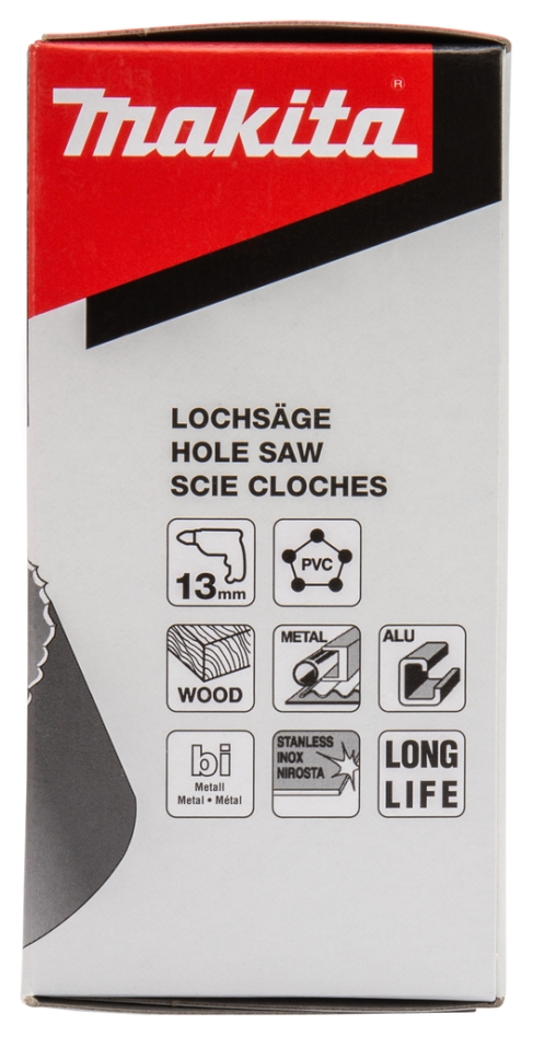 Makita Zubehör P-52629 Lochsäge 60 mm HSS Bimetall Weiß