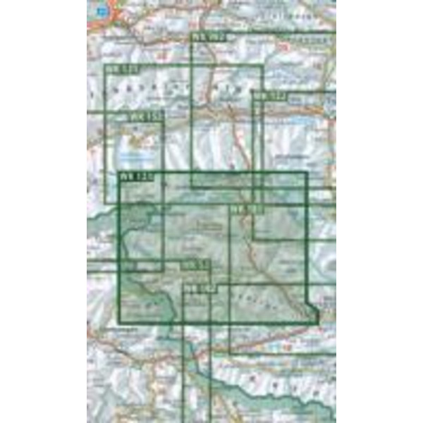 Matrei, Defereggen, Virgental 1 : 50 000. WK 123 - Wanderkarte