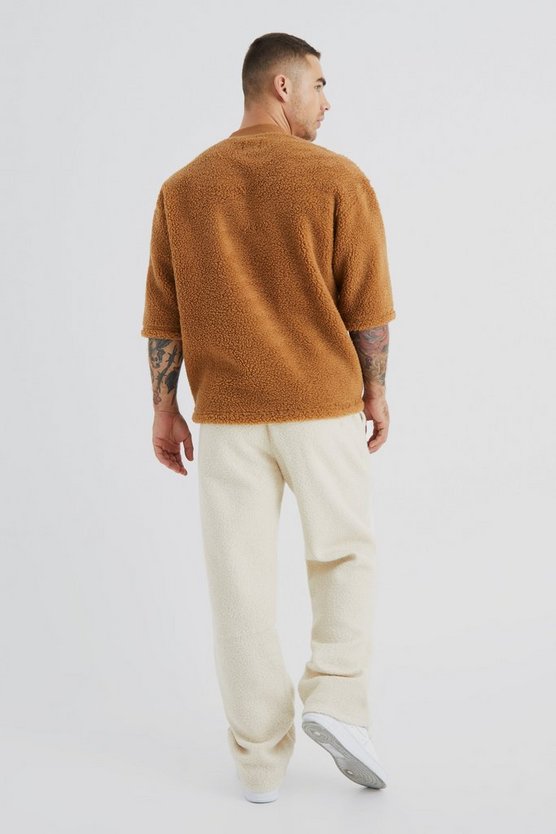 Lockere strukturierte Hose