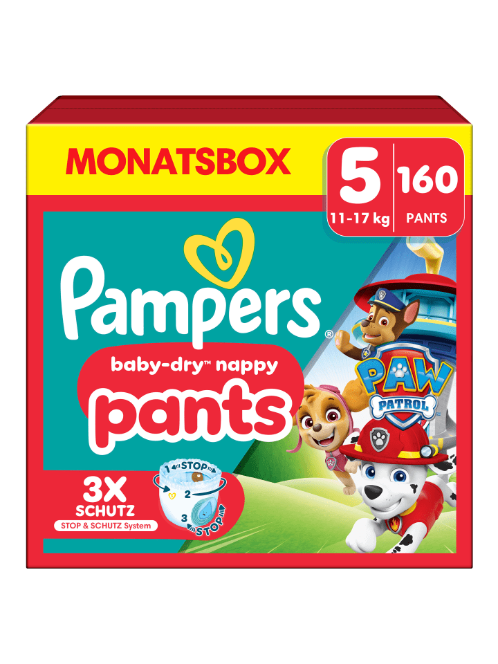 Pampers Pampers Baby-Dry Pants Paw Patrol Edition Größe 5, 160 Windeln, 11kg-17kg günstig kaufen 5