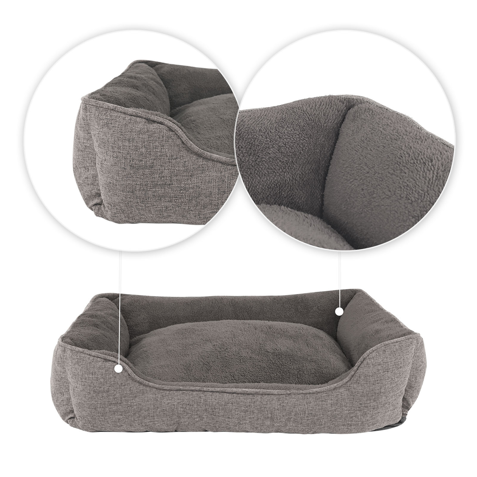 Lionto Hundebetten Lionto Hundebett meliert grau M