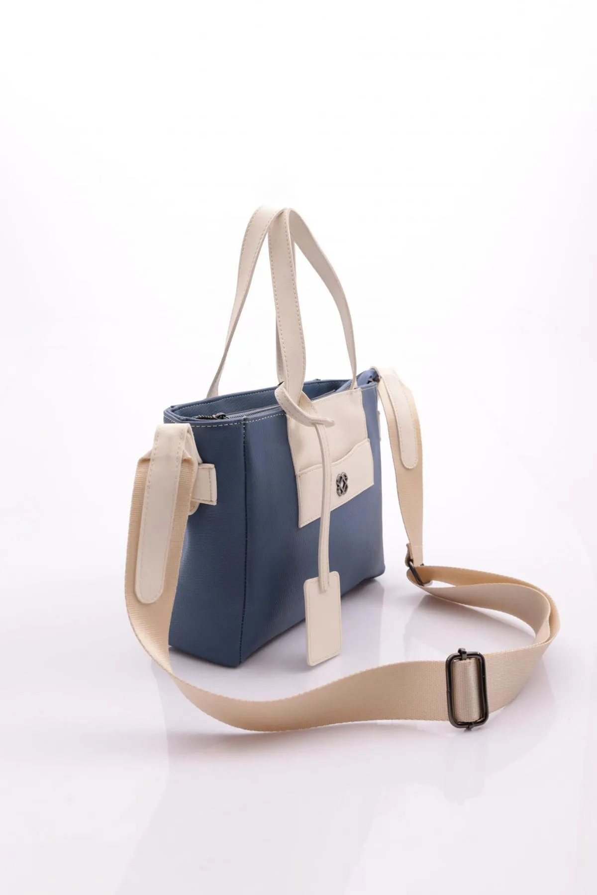 DGN  Arm168 Marineblaue Henkeltasche für Damen