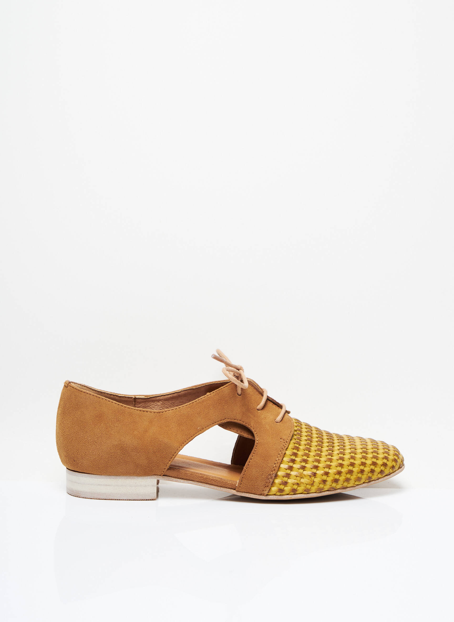 Emilie Karston Derby Femme couleur jaune