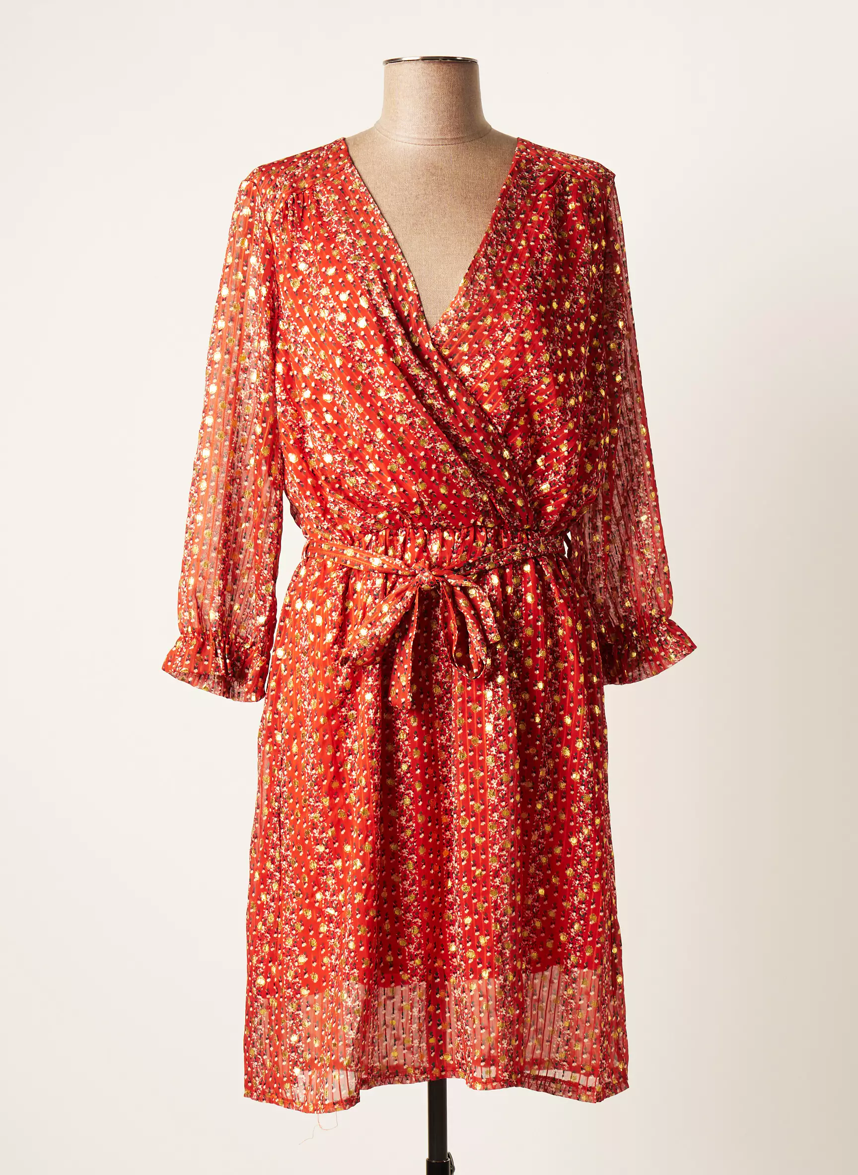 Lili Lala Robes Mi Longues Femme couleur orange