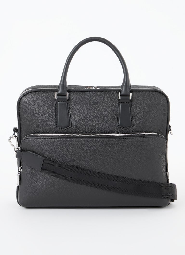 Borsa da lavoro HUGO BOSS New Crosstown in pelle con scomparto per laptop da 15 pollici