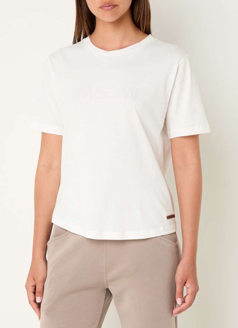 Moscow Gone Velvet T-shirt with logo made of organic cotton