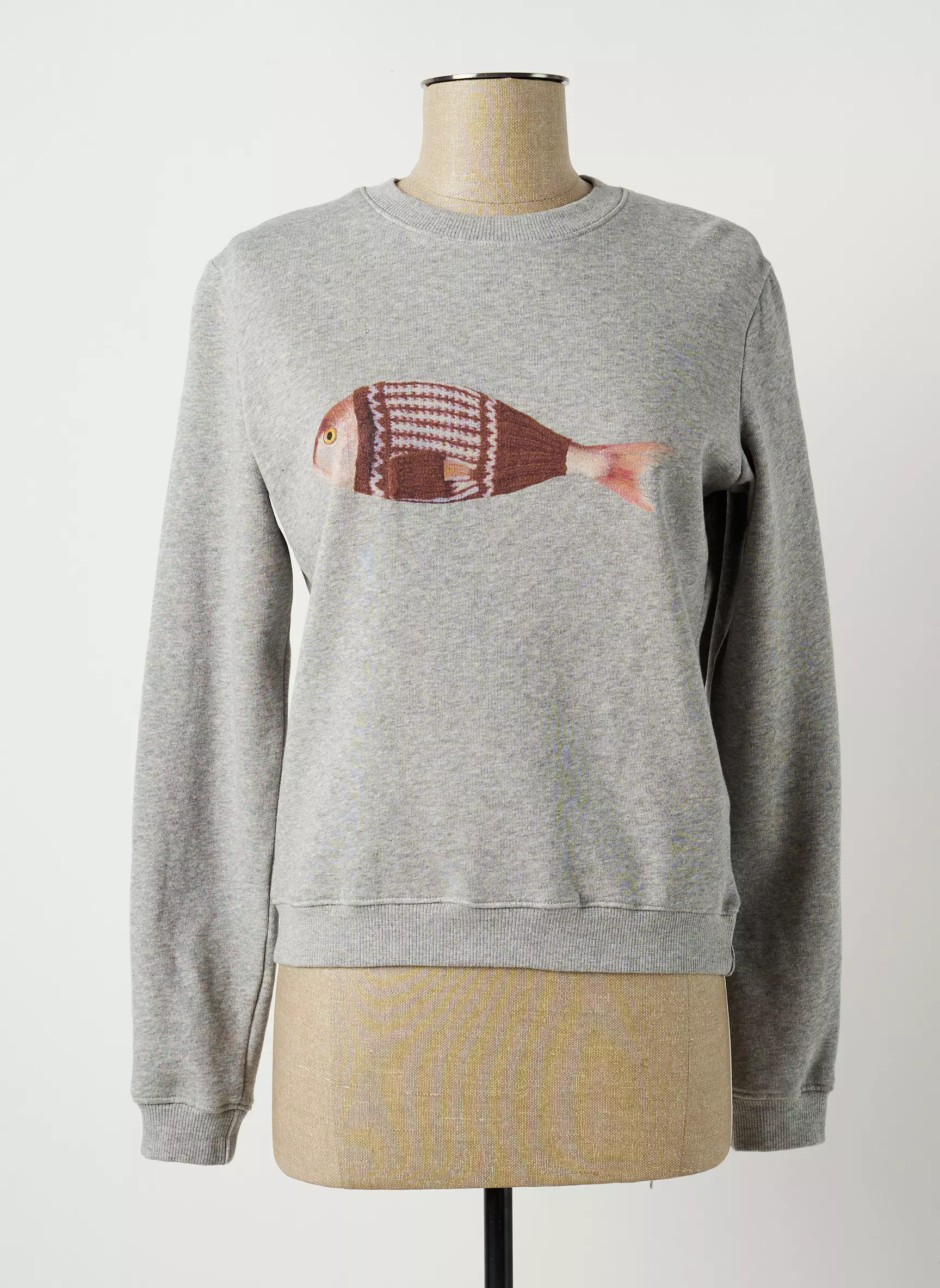 Nice Things Sweats Femme couleur gris