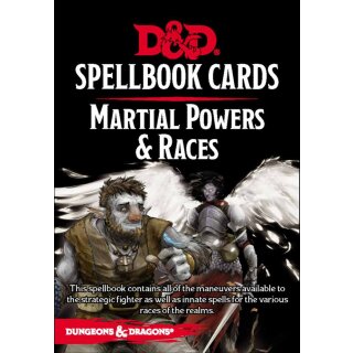 Dungeons & Dragons: Spellbook Cards - Martial Powers & Races