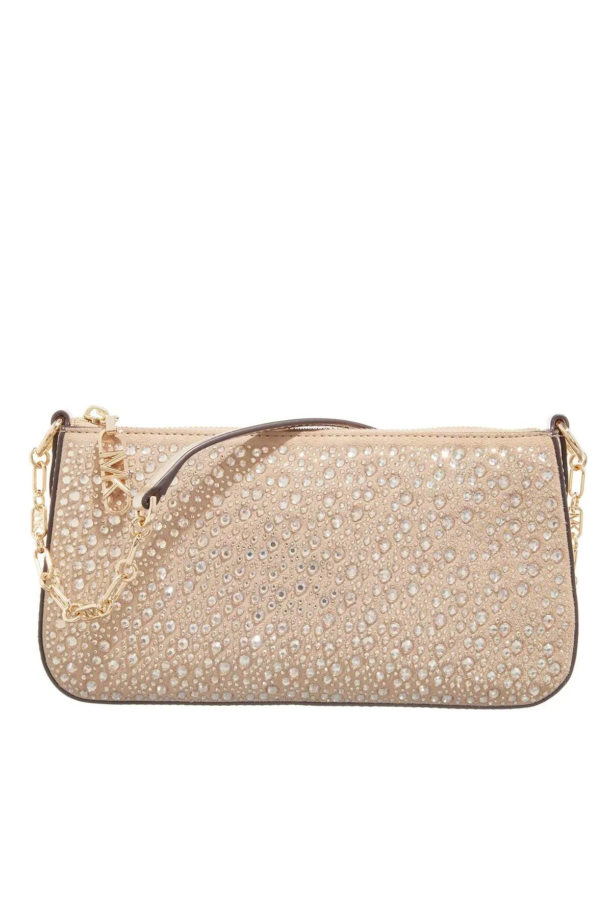 Michael Kors  Empire-Päckchen mit mittlerer Kette in Blassgold
