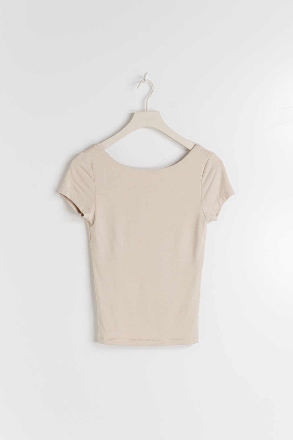 Soft touch low back top