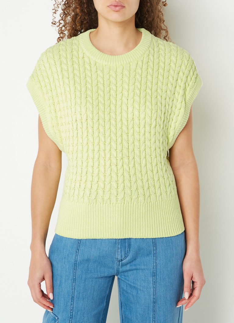 Dante 6 Cobra cable knit top with stretch