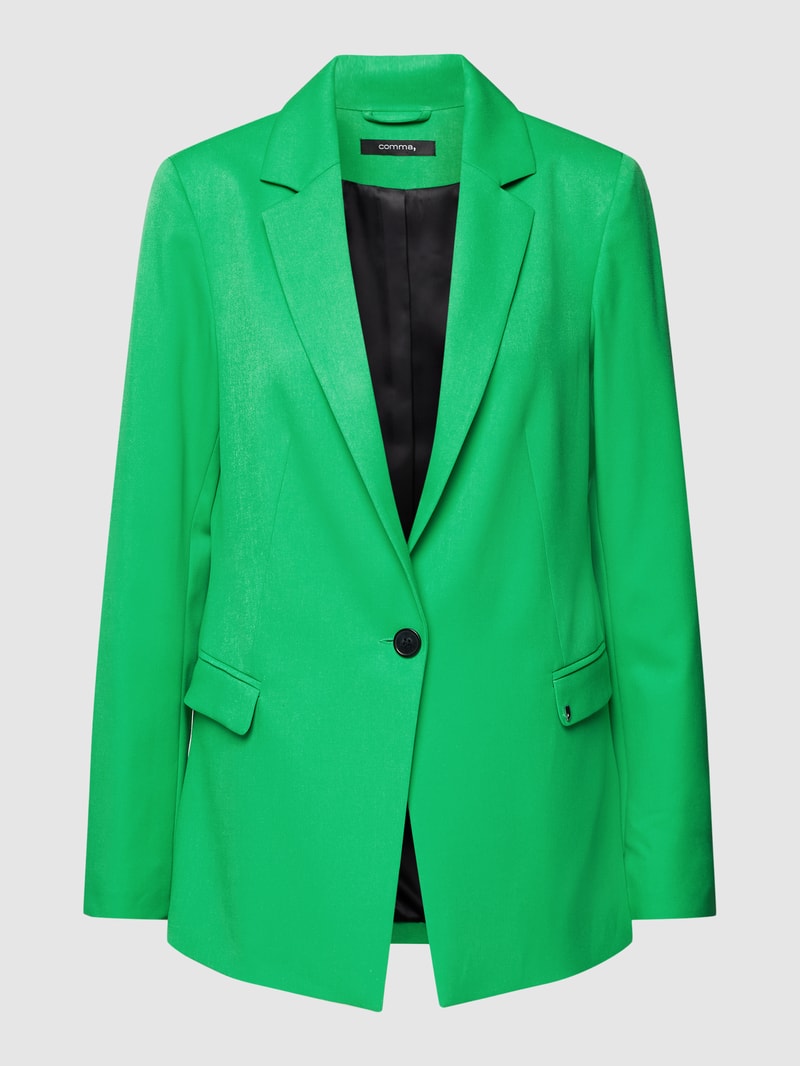 Blazer mit Reverskragen in grün