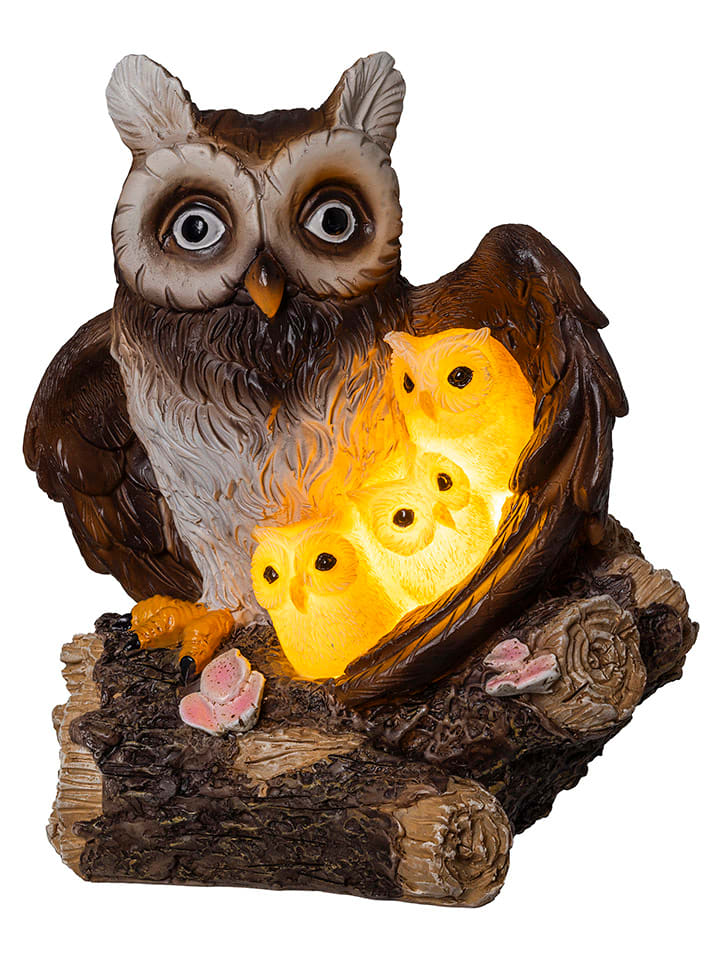 Garden Hero LED-Solar-Dekoobjekt in Hellbraun/ Weiß - (H)20,5 cm günstig kaufen onesize