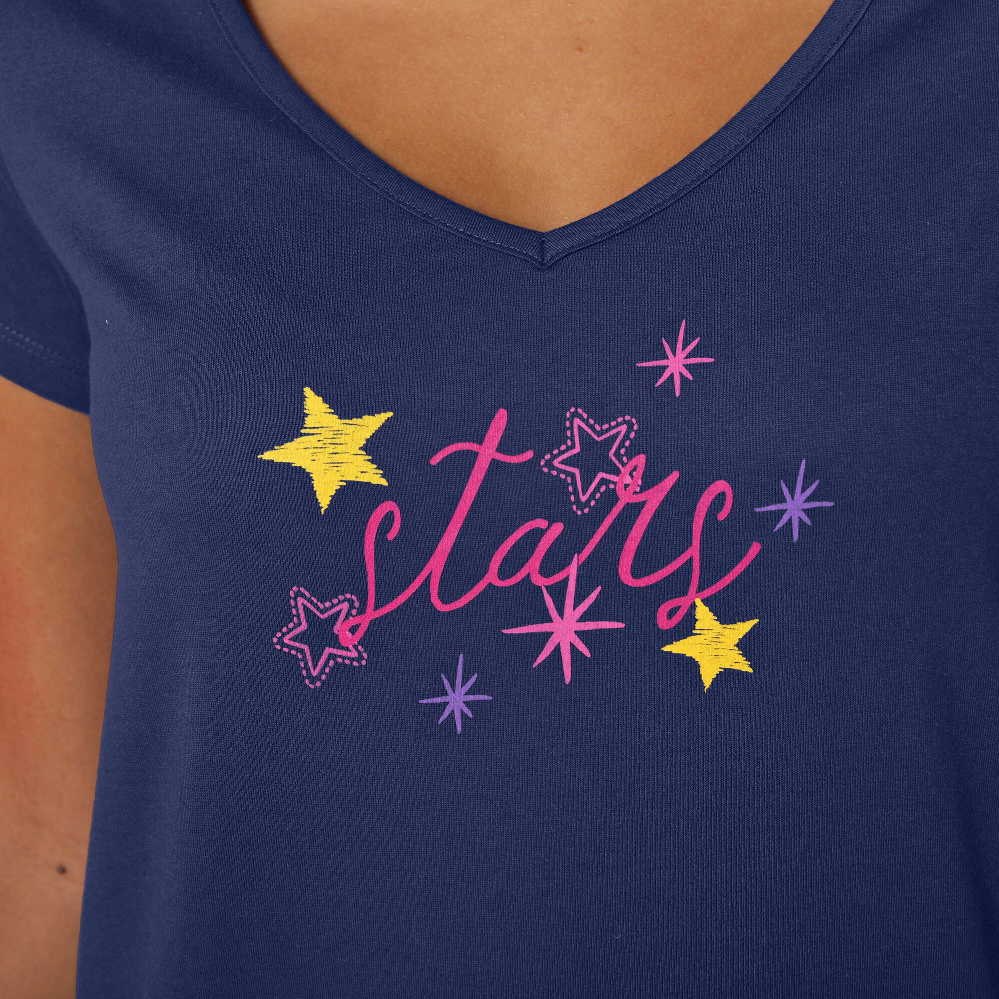 T-shirt de pyjama manches courtes imprimé Estrella