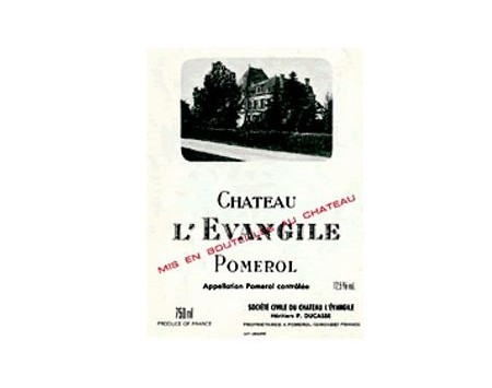 Château L'Evangile Rouge 2001 Bordeaux Pomerol