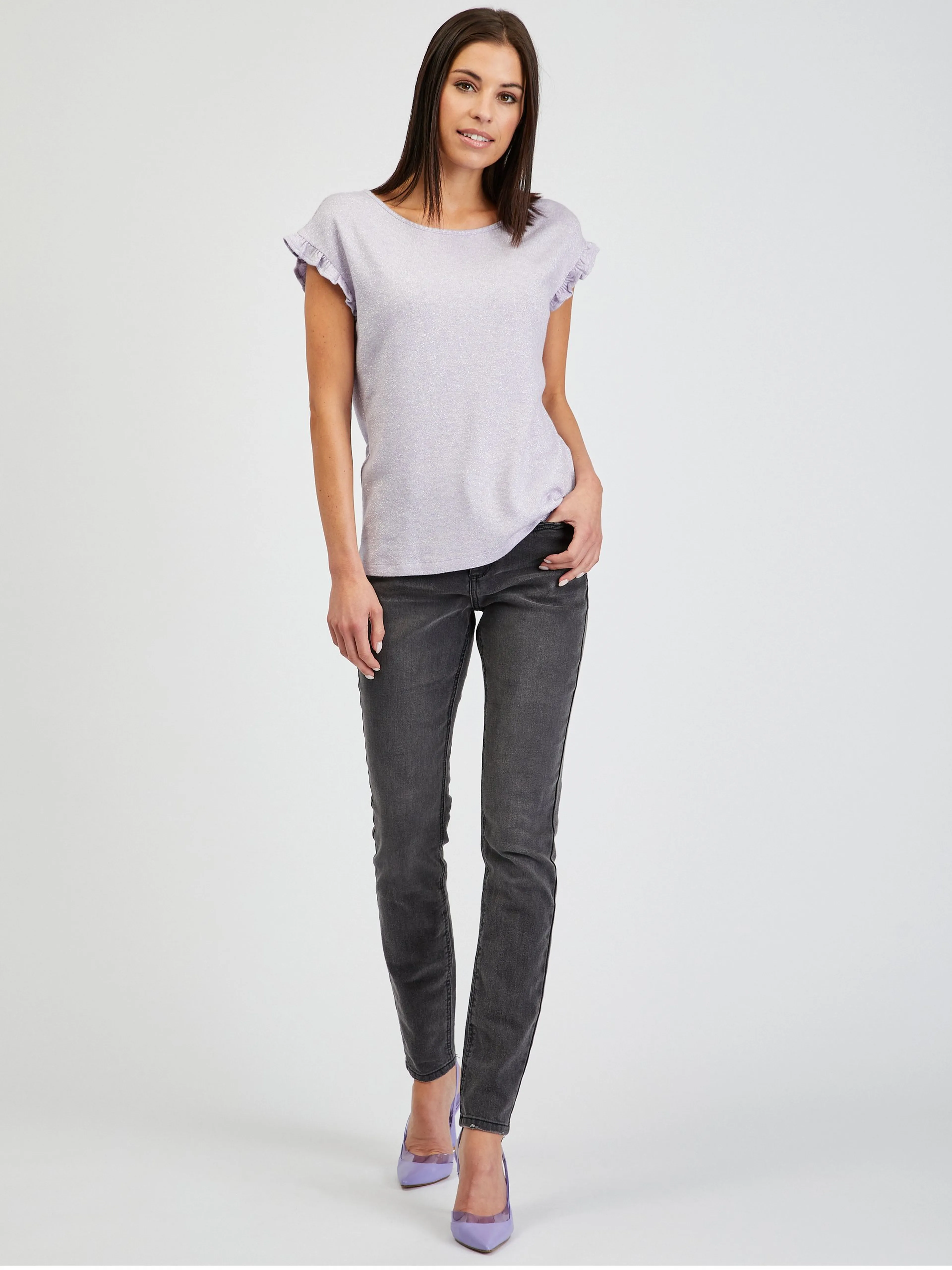 Hellviolettes Damen-T-Shirt ORSAY
