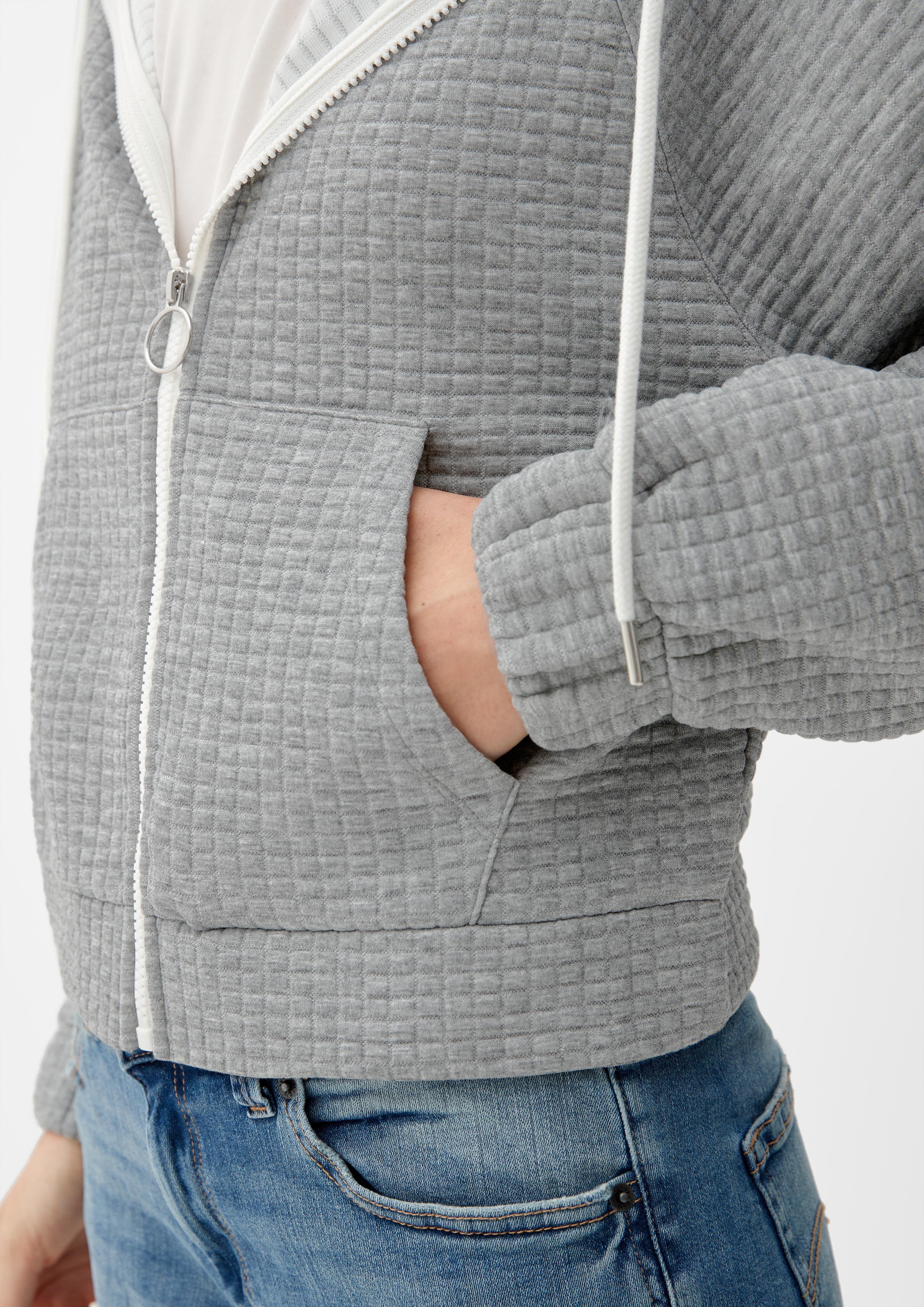 Jerseyjacke im Boxy-Style  2118397-9400