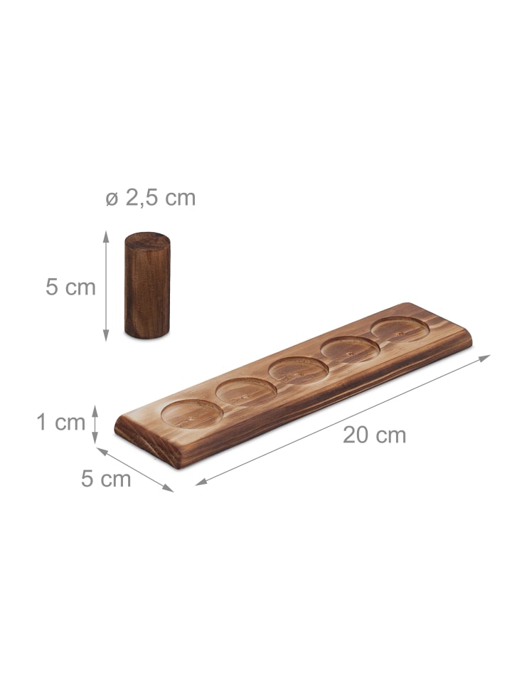relaxdays Trinkspiel in Natur günstig kaufen onesize